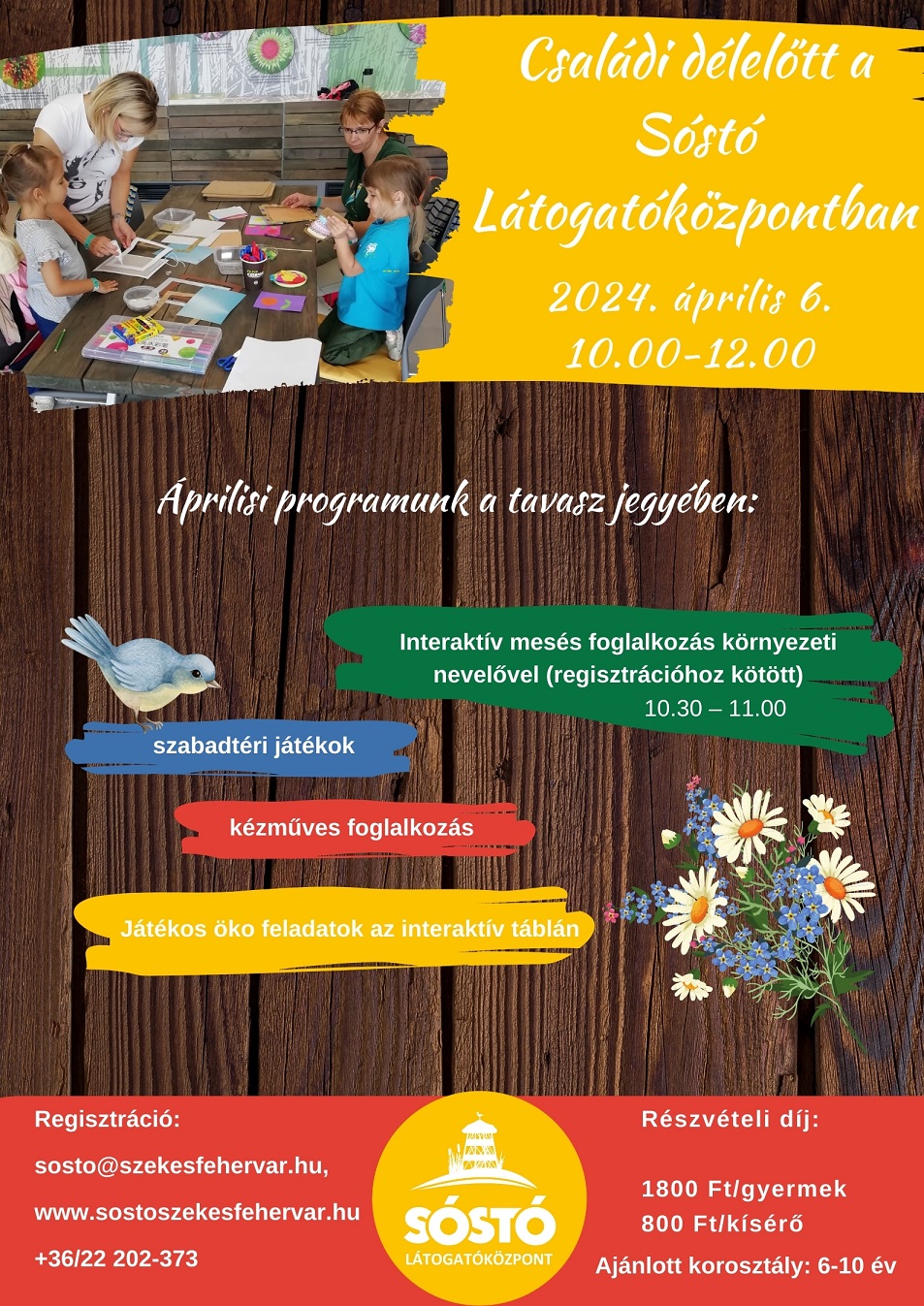 Családi délelőttel, stadiontúrával és tavaszi ökotúrával folytatódnak a Sóstó programjai áprilisban