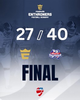 Izgalmas meccsen nyert az Amstetten Thunder az Enthroners ellen