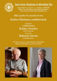 A Költészet Napja a Szent István Hitoktatási és Művelődési Házban