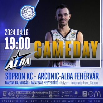 Nehezebb lesz a második meccs  - Sopronba látogat az Alba kedden este