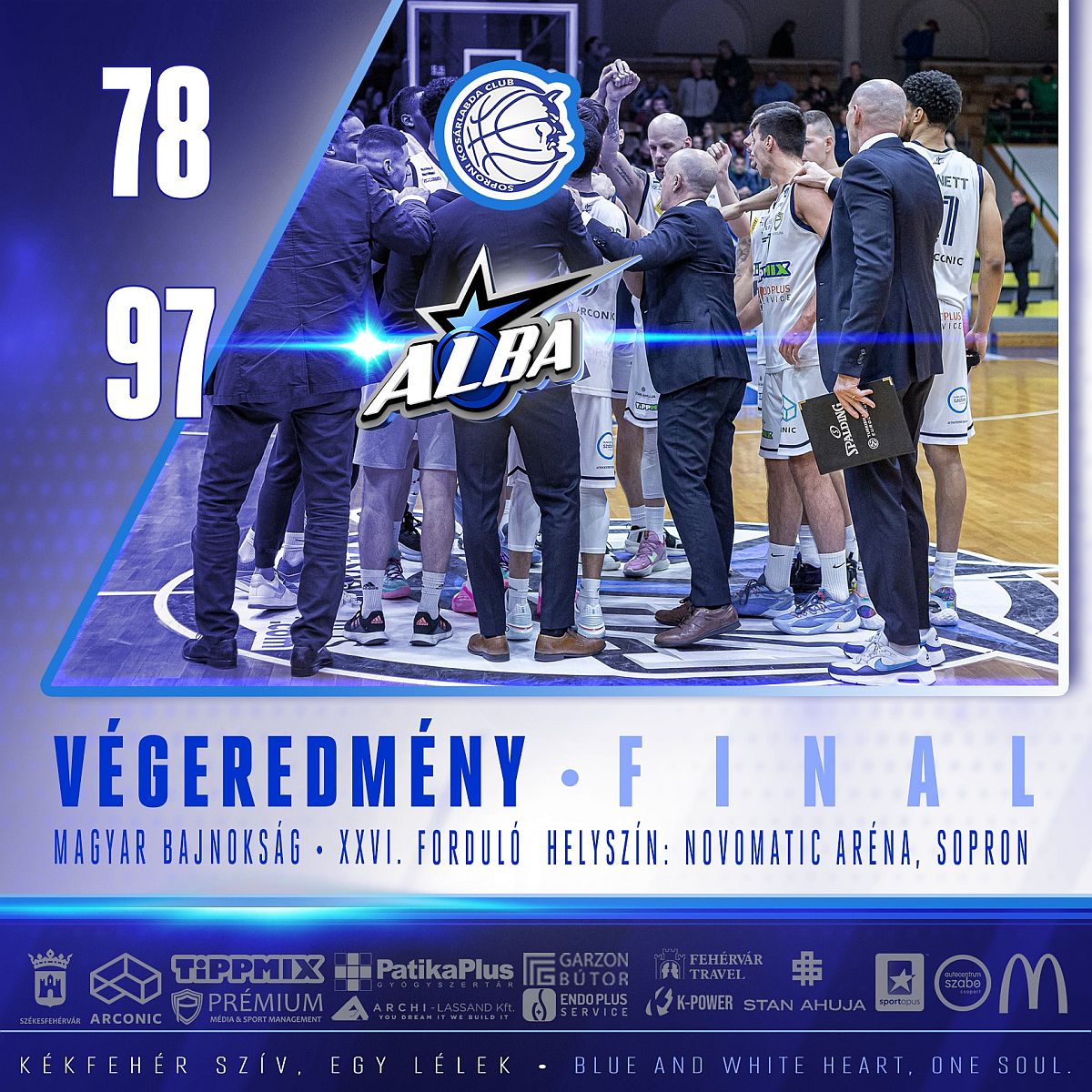 Győzött az Arconic-Alba Fehérvár a negyeddöntő második meccsén Sopronban