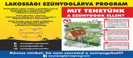 Lakossági szúnyoglárva program - megkezdődött a biológiai gyérítés