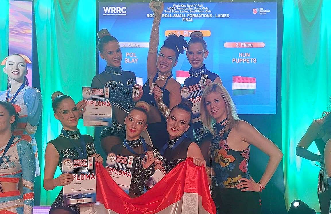 Háromszoros Világkupa győztes a Főnix felnőtt formációja akrobatikus rock and rollban