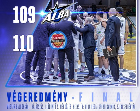 Utolsó másodperces büntetővel kapott ki az Alba az elődöntő harmadik meccsén