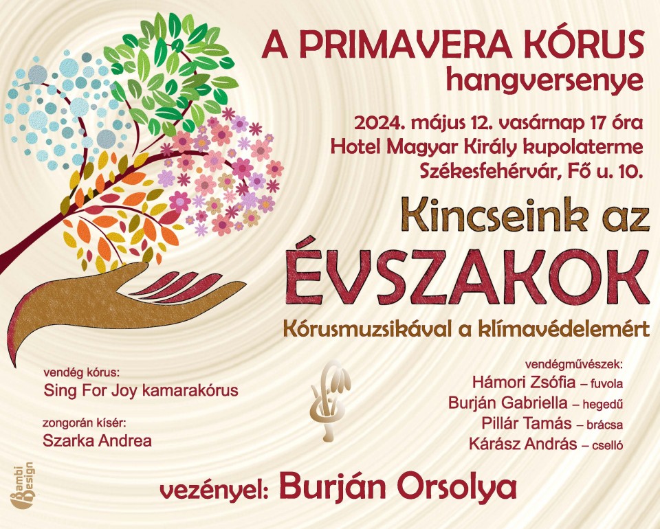 Kincseink az évszakok – kórusmuzsika a Hotel Magyar Királyban