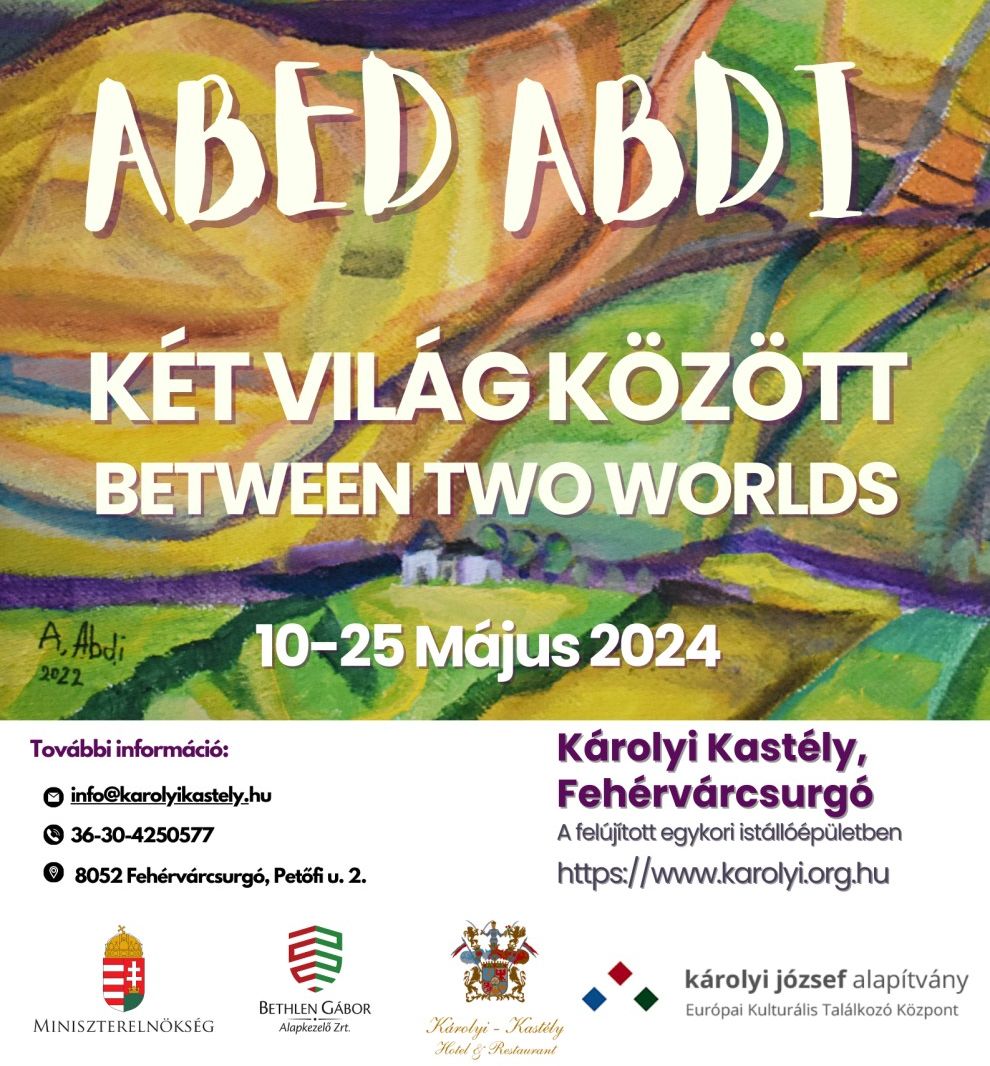 “Két világ között” - Abdi Abed kiállítása a fehérvárcsurgói Károlyi Kastélyban
