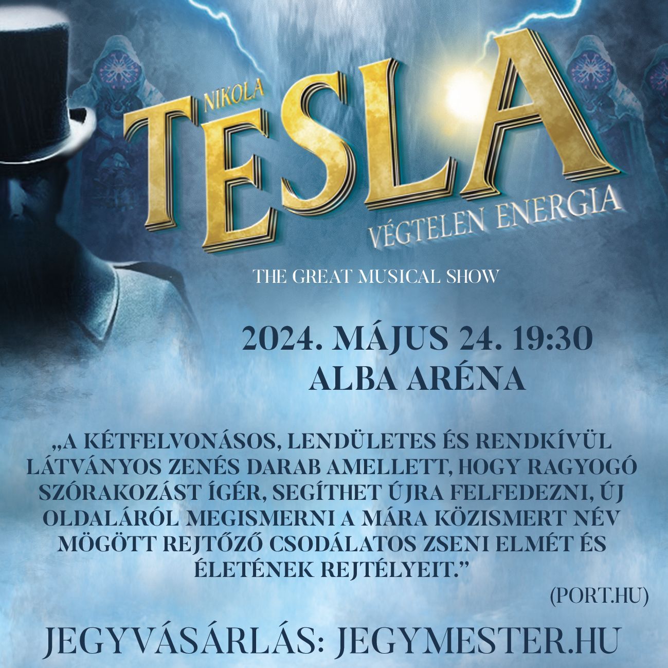 Tesla – Végtelen Energia - nyereményjáték páros belépőjegyekért