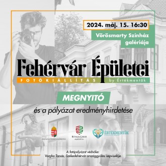 Fehérvár épületei – szerdán hirdetik ki a győzteseket a Vörösmarty Színházban