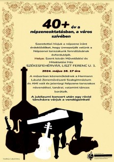 40+ jubileumi műsor és táncház csütörtökön a Hermann népzene tanszakosaival