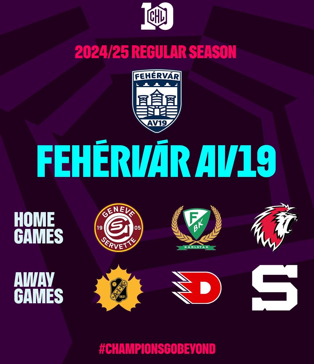 CHL sorsolás - hazai pályán két svájci együttessel és egy svéd ellenféllel találkozik a Volán