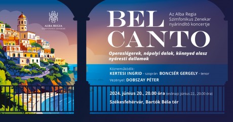 Operaslágerekkel, nápolyi dalokkal indítja a nyarat az ARSO a Bartók téren