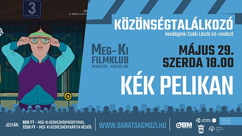 Kék Pelikan - animációs dokumentumfilm a Meg-Ki filmklubban május 29-én