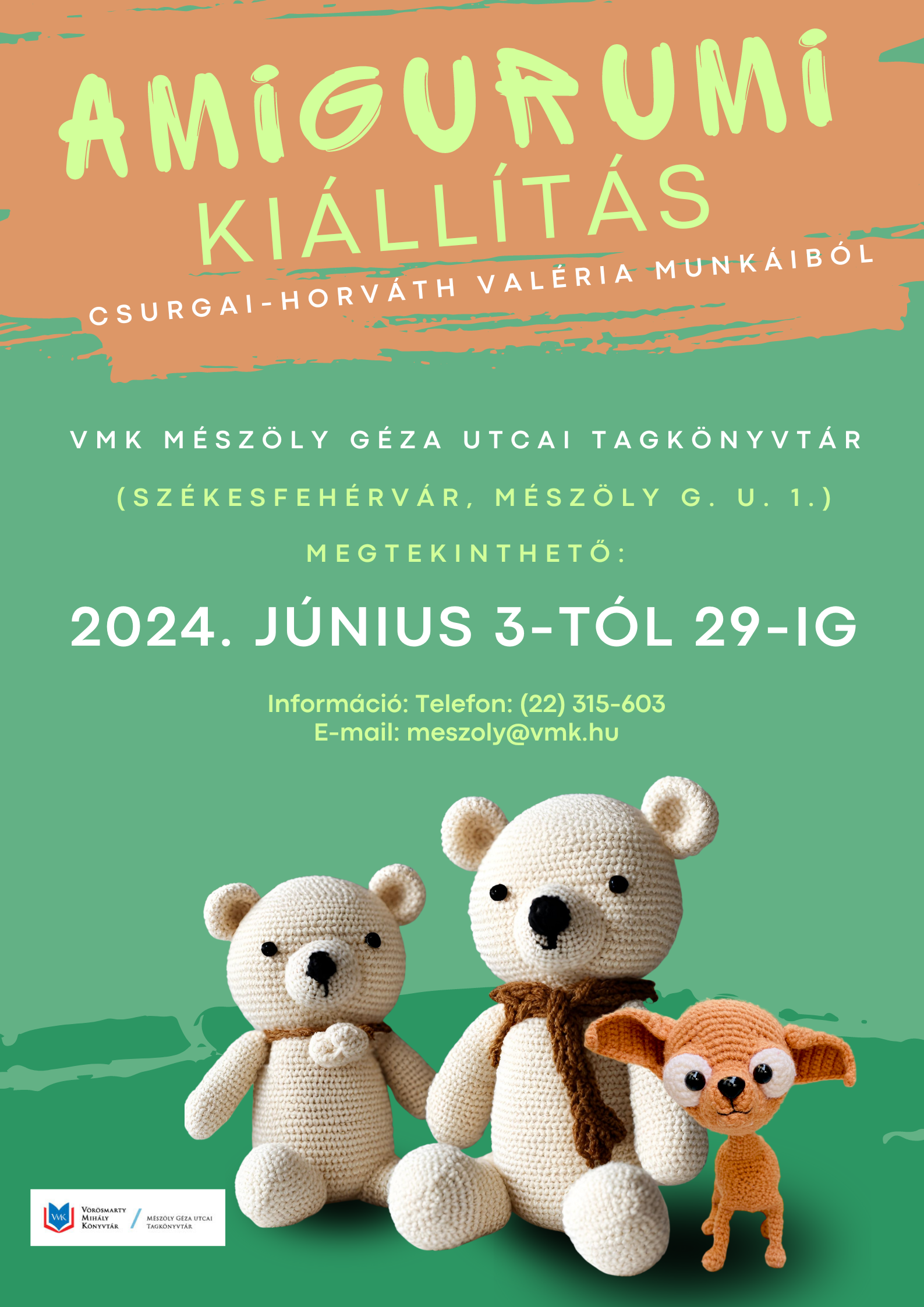 Amigurumi és kötetbemutató a családról – könyvtári programajánló hétfőre