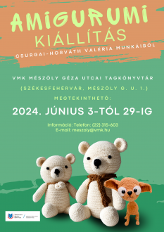 Amigurumi és kötetbemutató a családról – könyvtári programajánló hétfőre