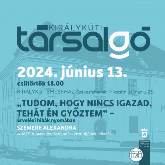 Tudom, hogy nincs igazad, tehát én győztem – az érvelésről csütörtökön