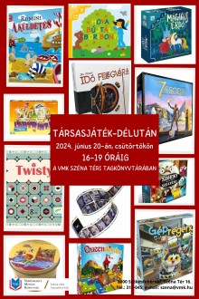 Társasjáték délután és játékfejlesztés a könyvtárban