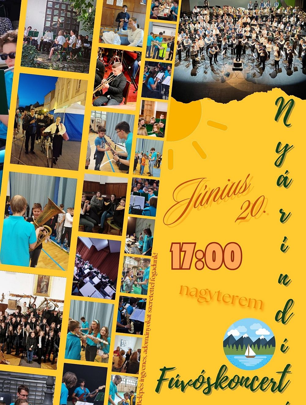 Nyárindító fúvóskoncert lesz csütörtökön este a Zeneiskola nagytermében