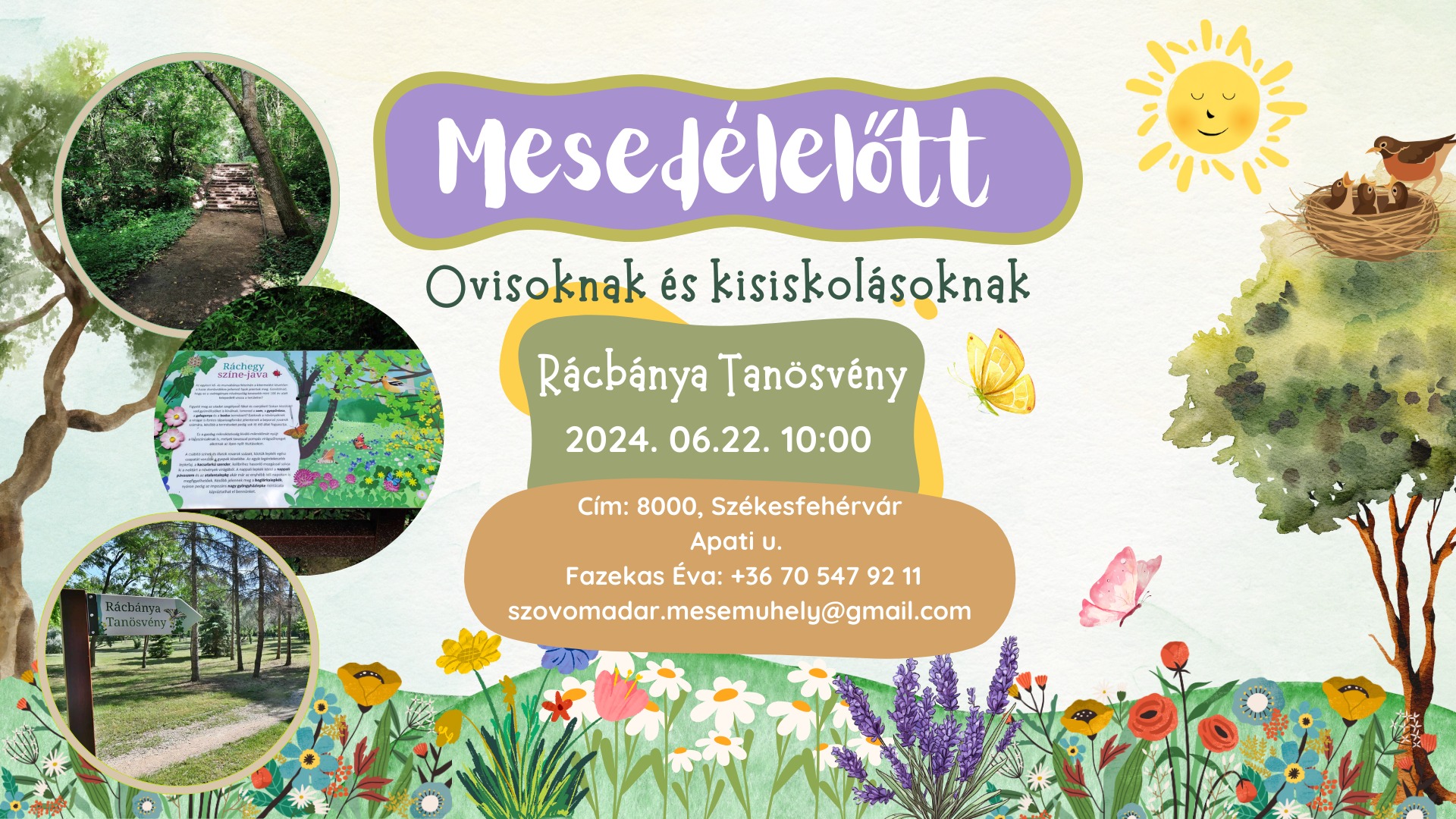 Szól majd a mese és a dal - Interaktív mesedélelőtt a Rácbánya Tanösvényen