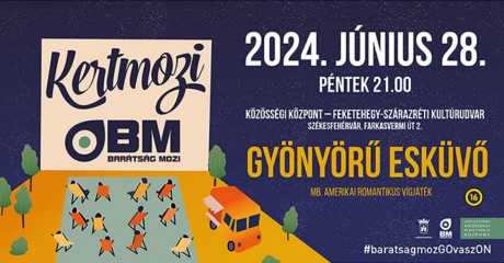 Idén nyáron is lesz kertmozi Székesfehérváron - jegyek már kaphatók