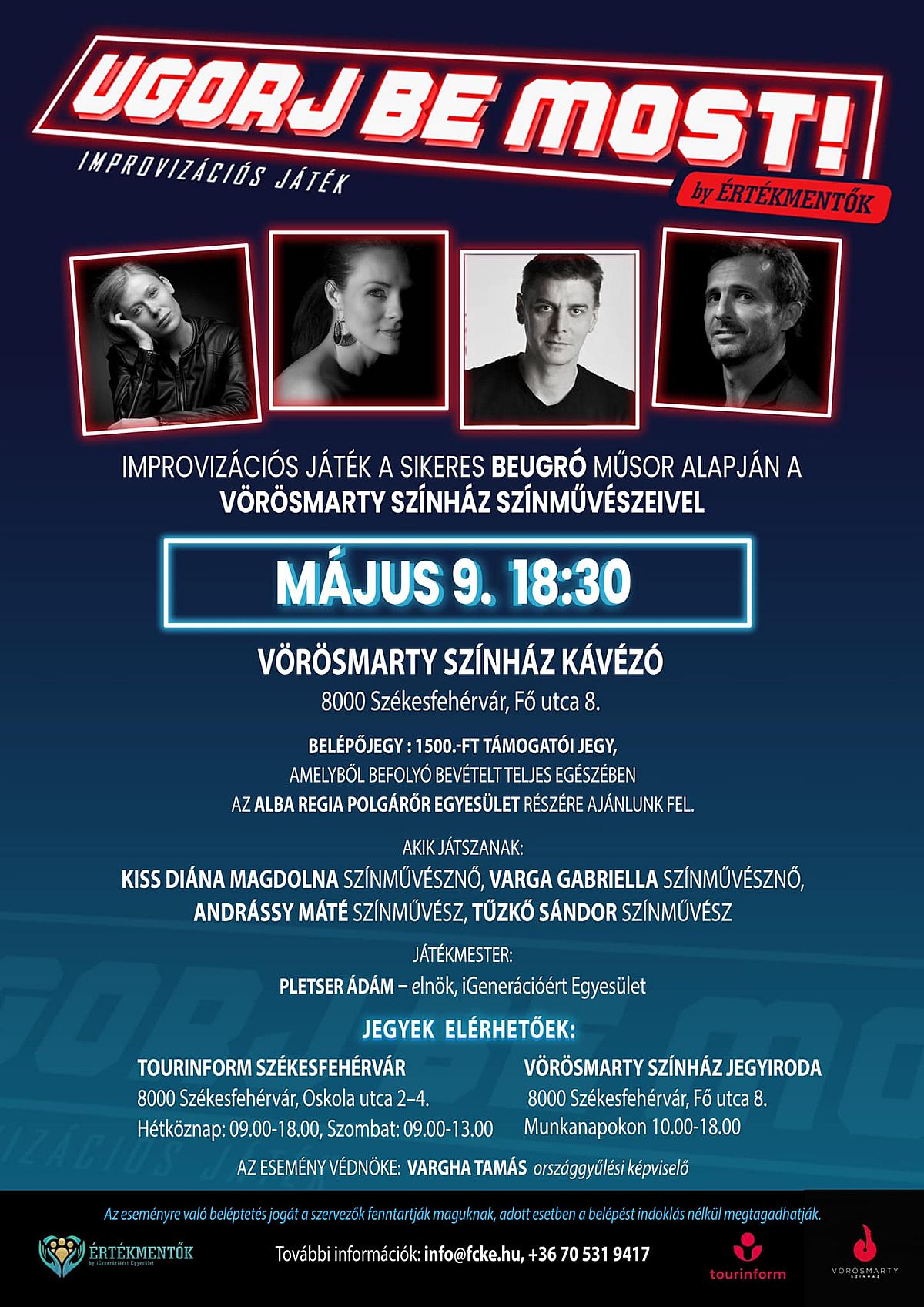 A Fema Állatmentőknek gyűjtenek a csütörtöki Ugorj be most! esten