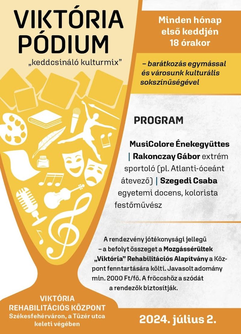 Nyáron is folytatódik a Viktória Pódium Székesfehérváron