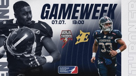 A Berlin Thunder csapatát fogadja az Enthroners vasárnap