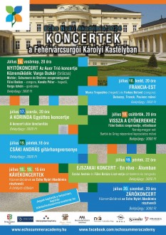 Koncertek a Károlyi kastélyban - kezdődik a 9. Echo Nyári Akadémia