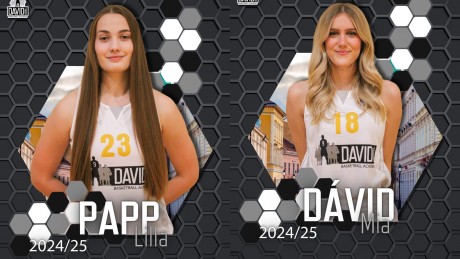 Dávid Mia és Papp Lilla is Székesfehérváron marad – a két korosztályos válogatott az élvonalban is erősíti a DKKA-t