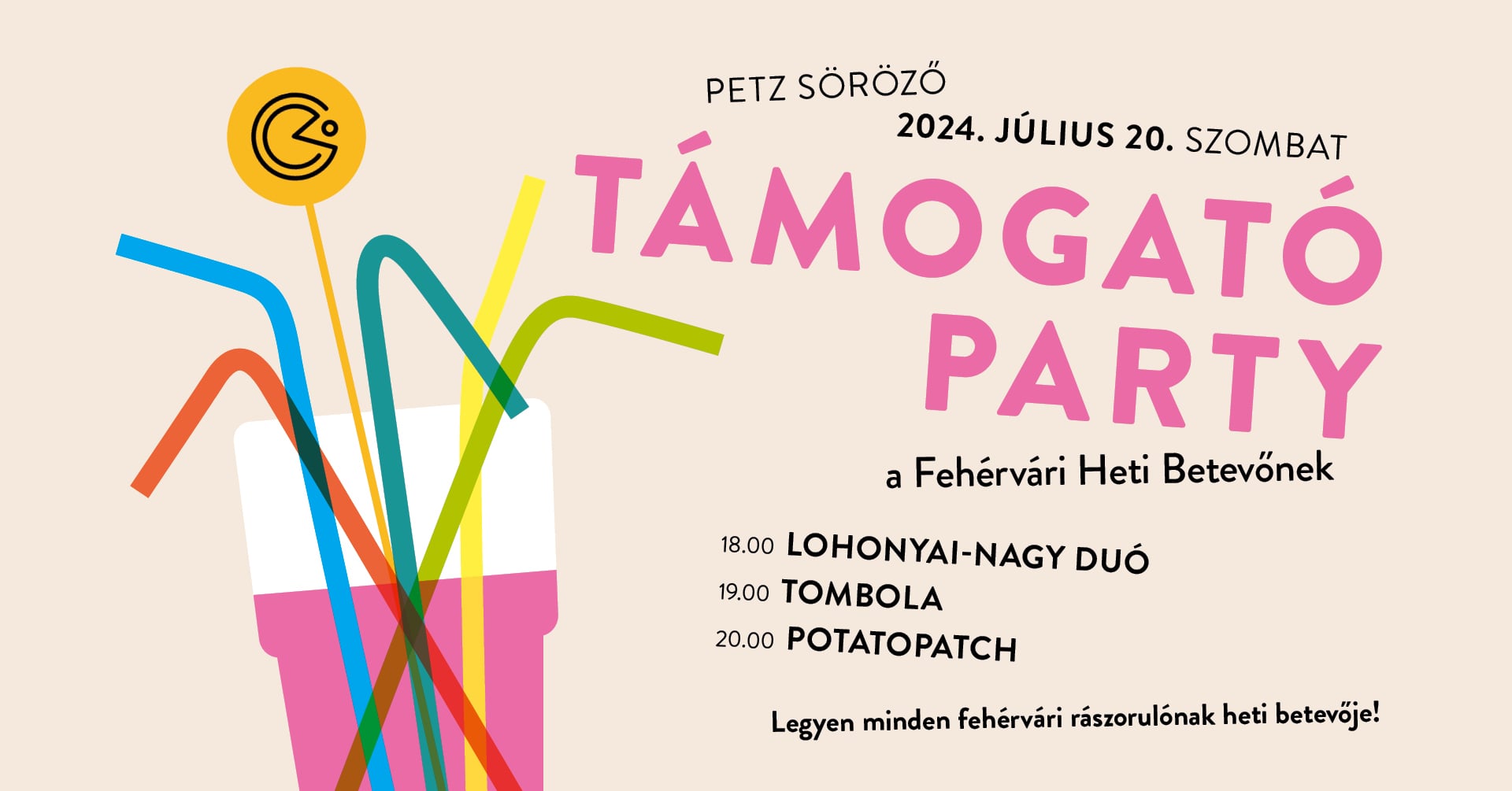 Fehérvári Heti Betevő – támogató party lesz szombaton