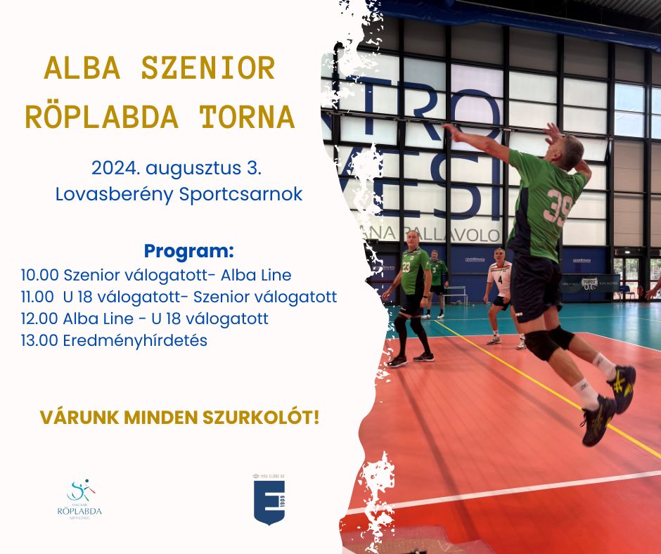 Ismét röplabda legendák lépnek pályára az Alba Senior Gálán