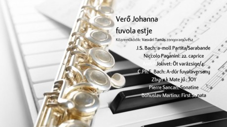 Klasszikus és kortárs művek Verő Johanna fuvola estjén
