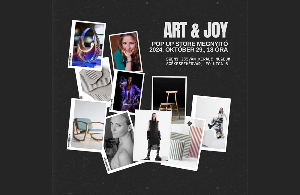 Kedden este nyílik meg az Art & Joy Pop Up Store kortárs design üzlet a Belvárosban