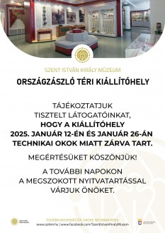 Két vasárnapon is zárva tart a Múzeum Országzászló téri kiállítóhelye