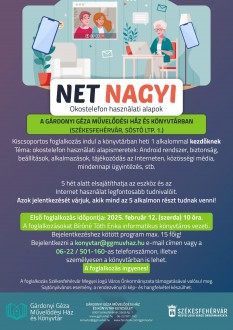 NET Nagyi a Gárdonyiban – az okostelefon használatáról tanulnak az idősek