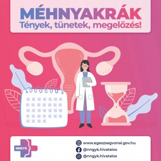 Évente négyszáz nő élete a tét! – a méhnyakrák megelőzésére hívja fel a figyelmet az Egészségfejlesztési Iroda