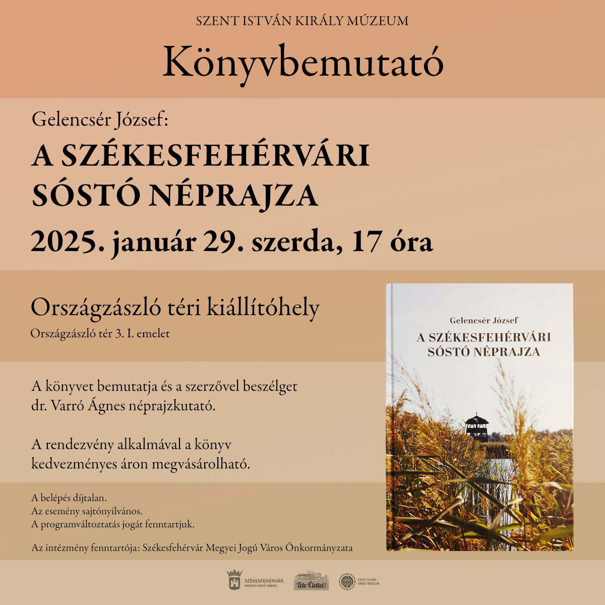 Könyvbemutató a Sóstó néprajzáról -  Lukács László néprajzkutató emléke előtt tisztelegnek