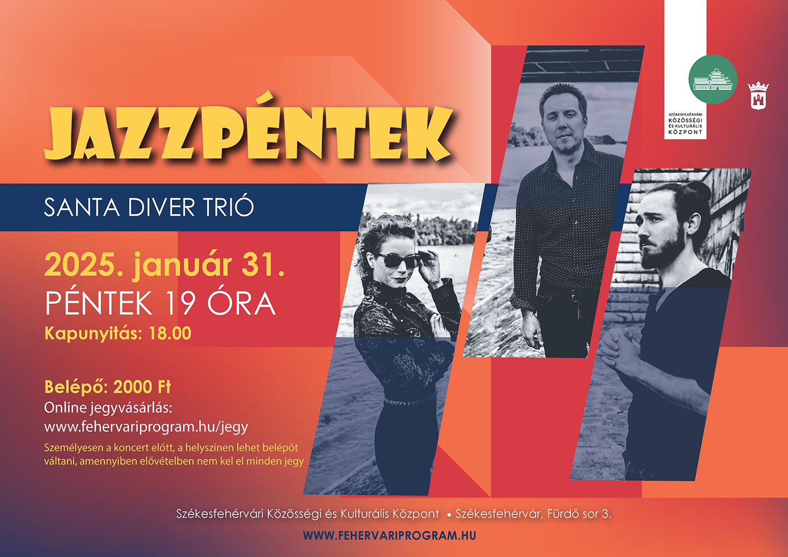 Különleges zenei világ a januári Jazzpénteken a tóparton