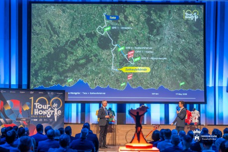 Székesfehérváron, a MET Arénánál lesz a 100 éves Tour de Hongrie 4. szakaszának befutója