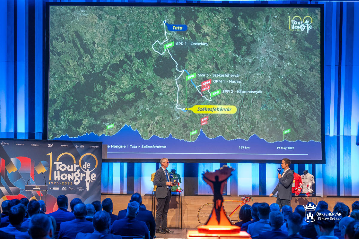 Székesfehérváron, a MET Arénánál lesz a 100 éves Tour de Hongrie 4. szakaszának befutója