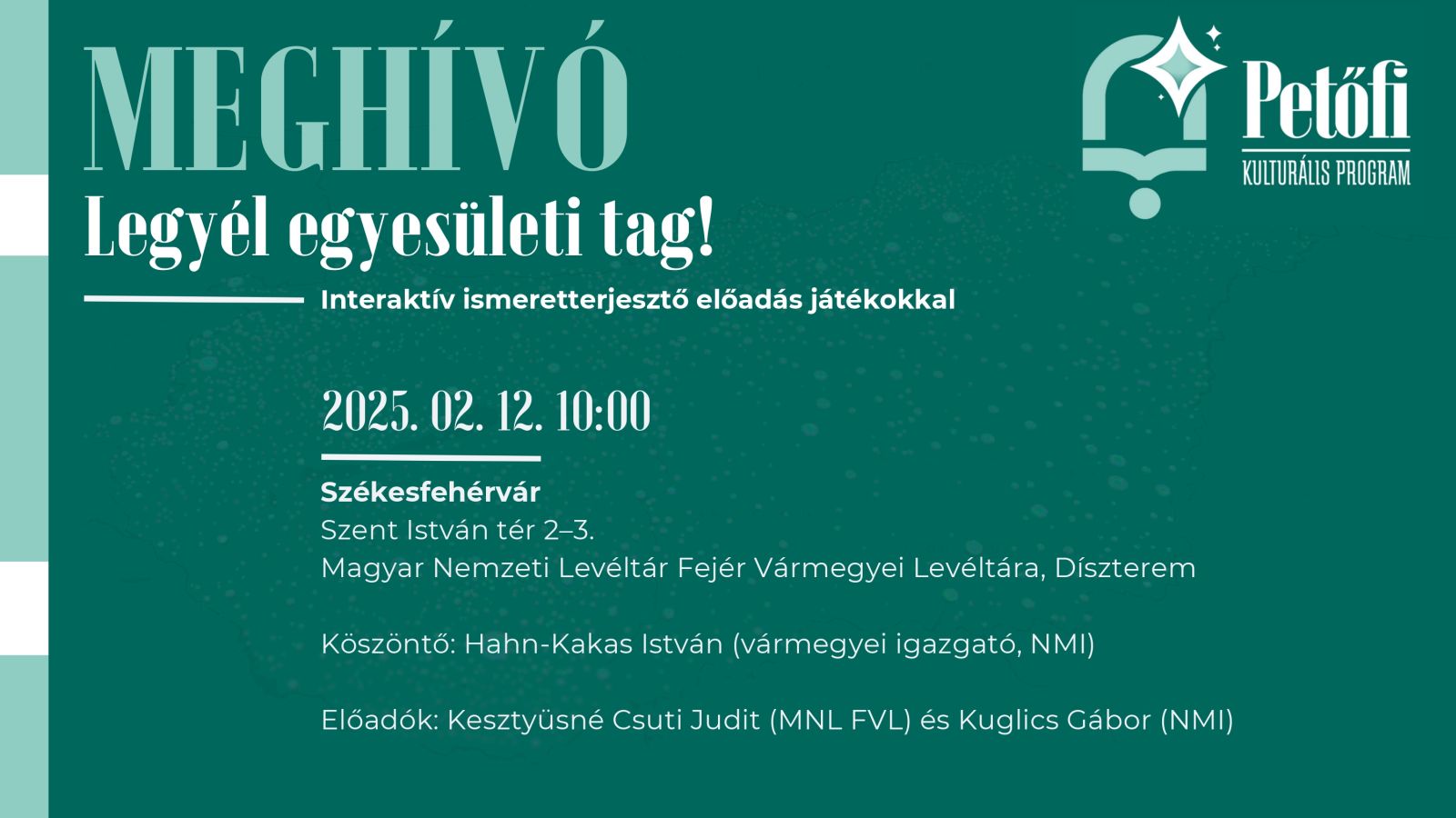 Civil szervezetek múltjáról és jelenéről lesz szó a Fejér Vármegyei Levéltárban