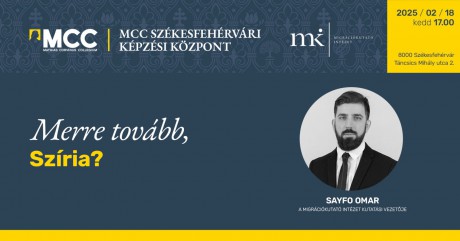 Merre tovább Szíria? - érdekes előadás az MCC-ben