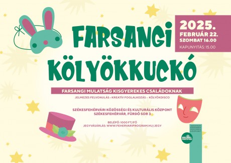 Farsangi kölyökkuckót rendeznek szombaton a tóparton