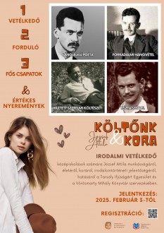 Már jelentkezhetnek a középiskolások a Költőnk és kora irodalmi vetélkedőre