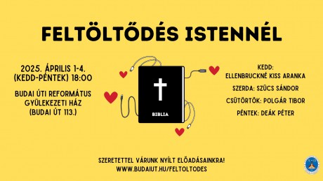 Feltöltődés Istennél – nyílt előadássorozatot rendeznek a református gyülekezetek Székesfehérváron