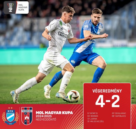 Búcsú a Magyar Kupától - kikapott a Vidi a Hungária körúton