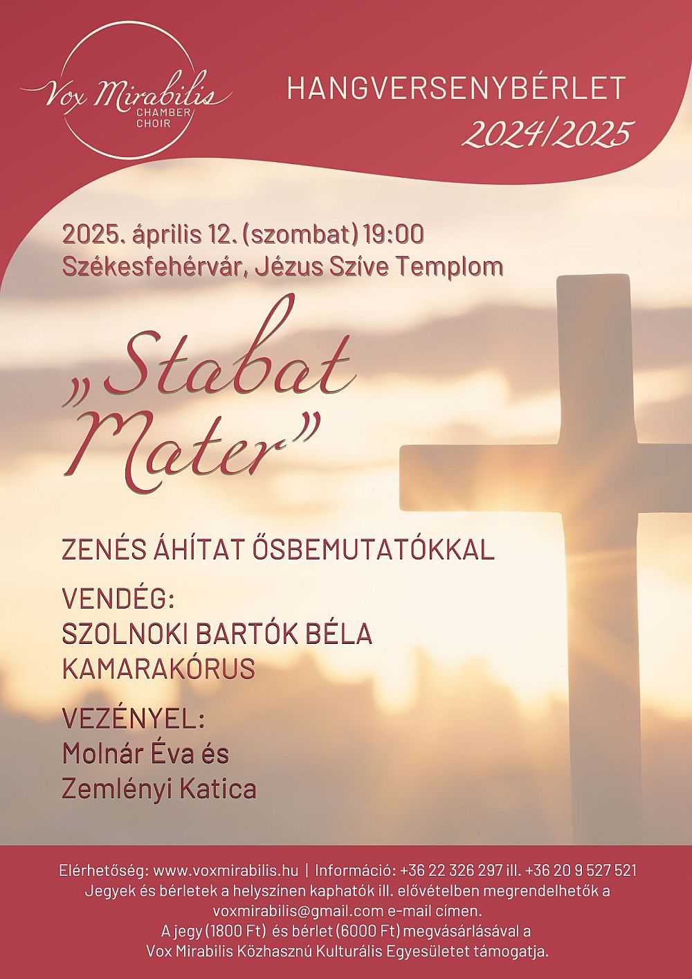 Stabat Mater - zenés nagyböjti áhitat a Jézus Szíve templomban