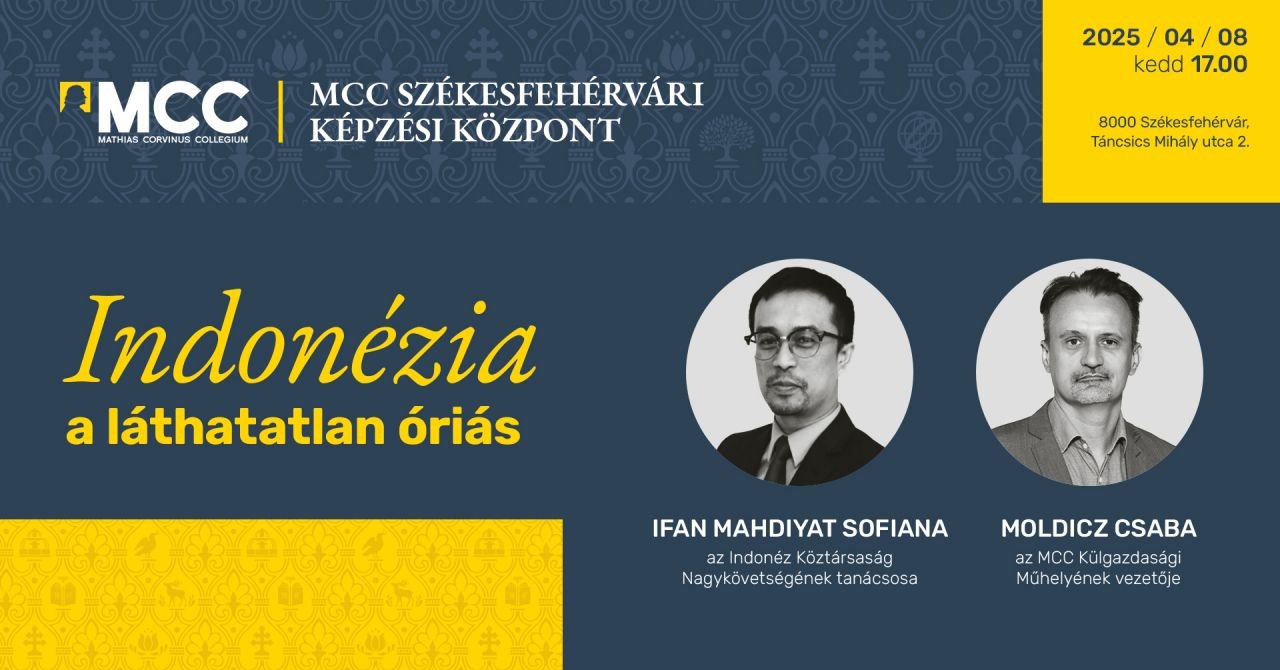 Indonézia, a láthatatlan óriás – érdekes előadás lesz kedden az MCC-ben