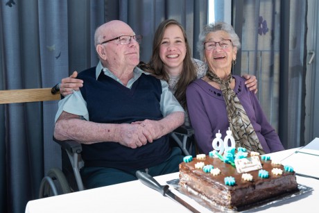 90. születésnapja alkalmából köszöntötték Ágoston Lajost