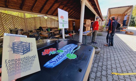 Mintegy 700 komposztkeret kiosztása kezdődött hétfőtől a Városgondnokságon