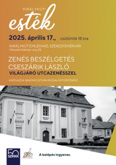 Színész-muzsikus lesz a Királykúti esték vendége április 17-én csütörtökön